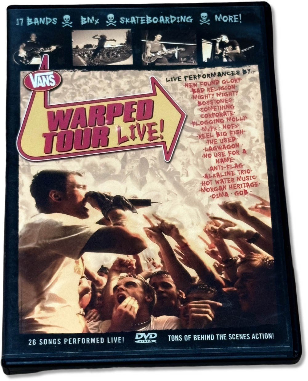 VANS Warped Tour Live! (2002, DVD, Pioneer Artists) Bad Religion, NOFX, MxPx